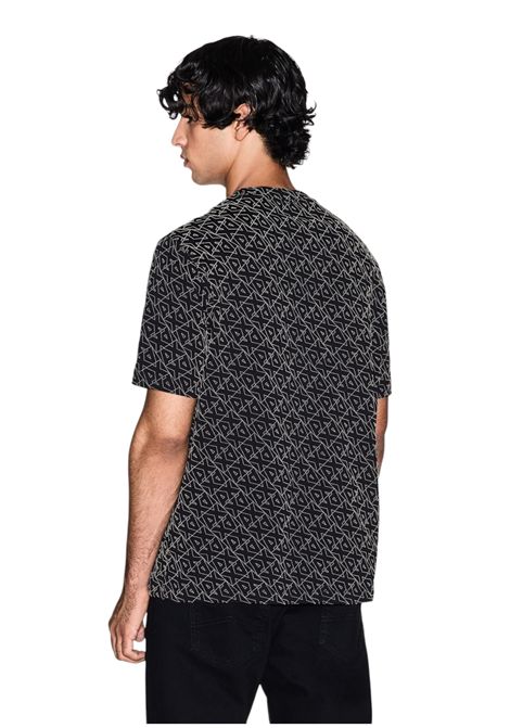 T-shirt regular fit logo allover ARMANI EXCHANGE | T-shirt | XM001897 AF10356FC196